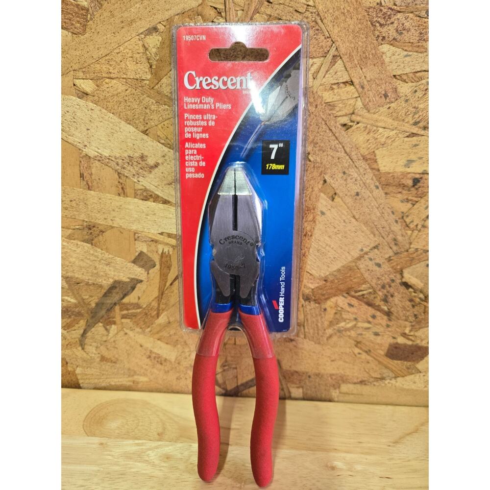 Crescent 7" Heavy Duty Linesman's Pliers 19507CVN NEW!!!